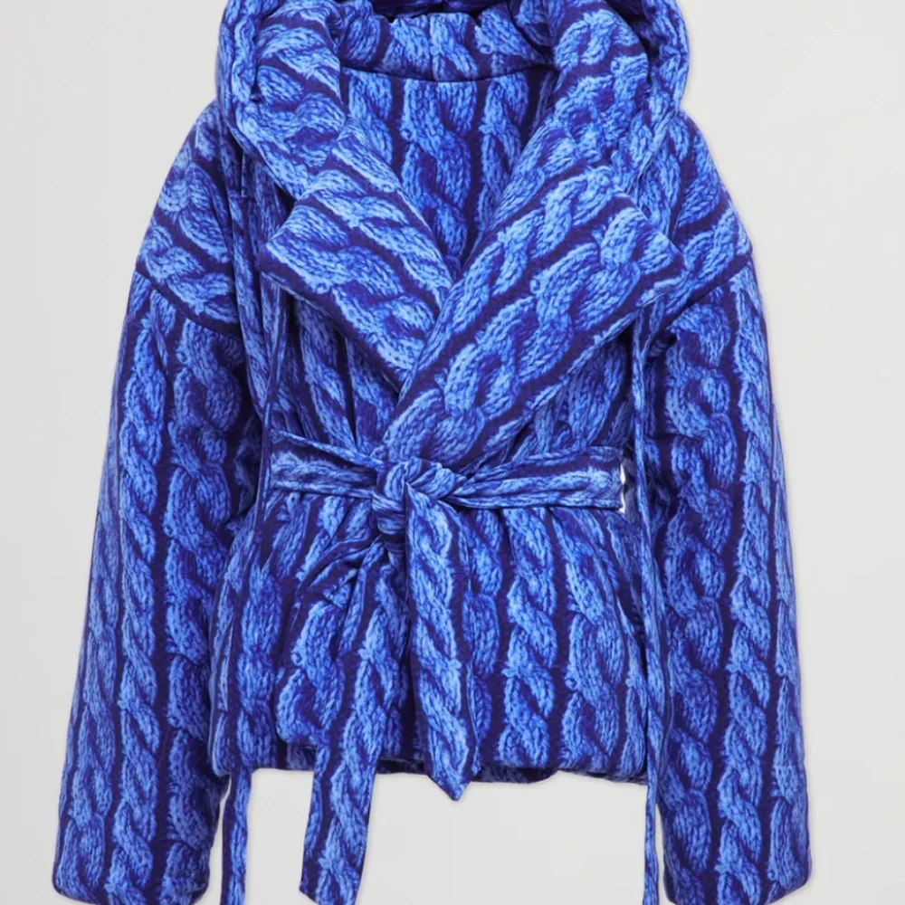 Brand New NORMA KAMALI - Hooded Sleeping Bag Coat Short - Picture 7 of 8